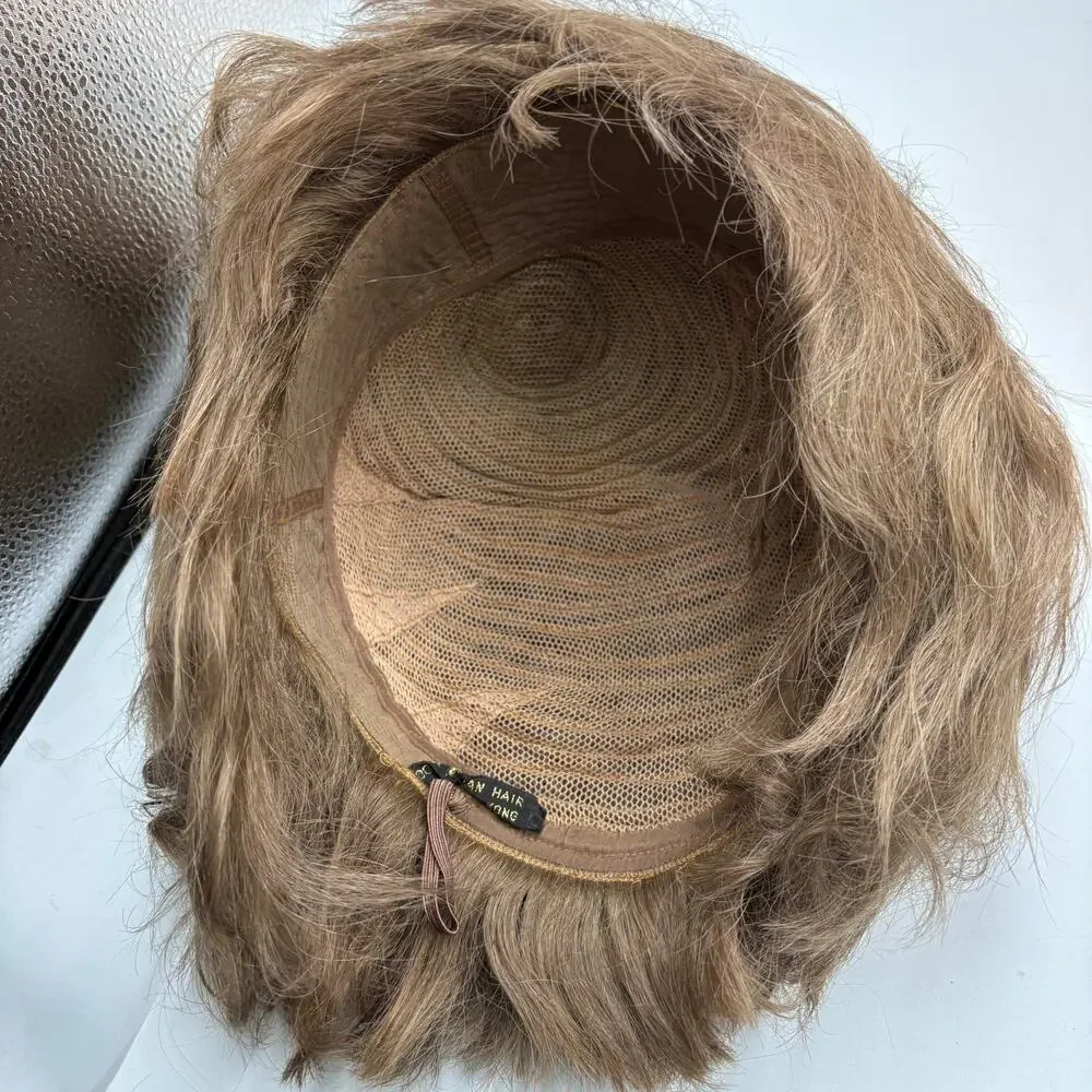 Lot 5 Vintage Wigs & Storage Box & Styrofoam Head Wiglet 1 Human Hair Modacrylic